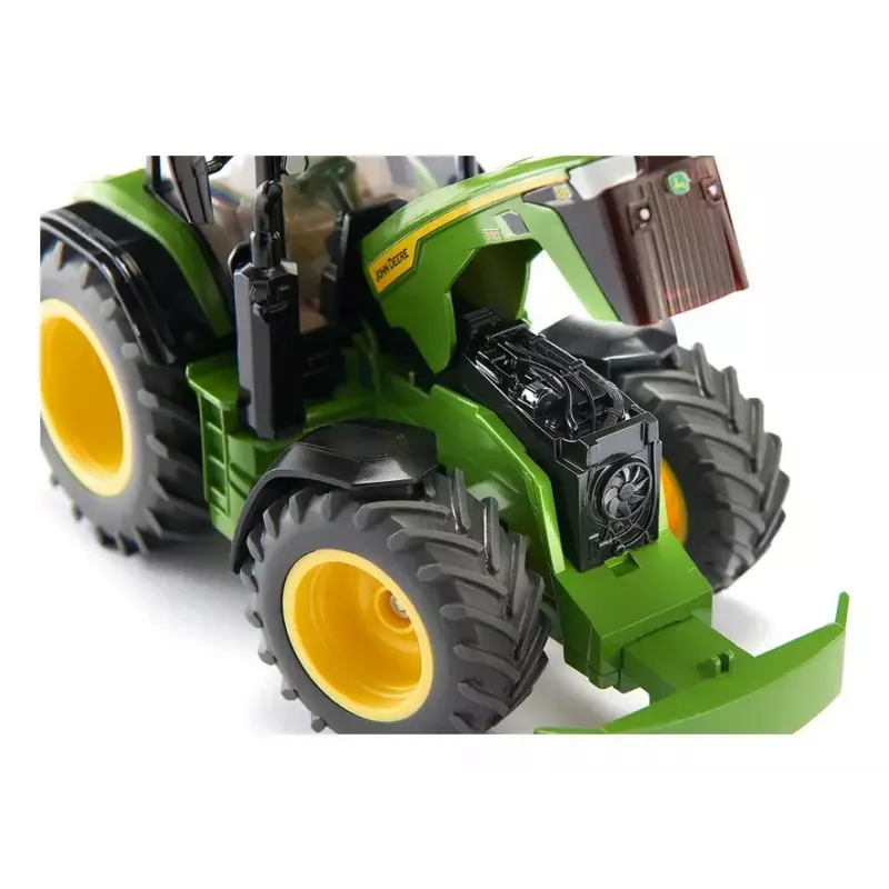 Traktors Siku John Deere 8R 370 melns zaļš dzeltens