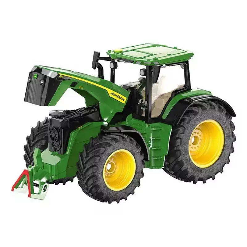 Traktors Siku John Deere 8R 370 melns zaļš dzeltens