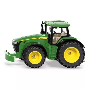 Traktors Siku John Deere 8R 370 melns zaļš dzeltens