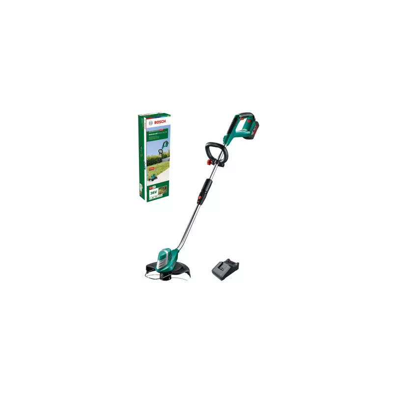 Bosch AdvancedGrassCut 36 30 cm Battery Melns, zaļa