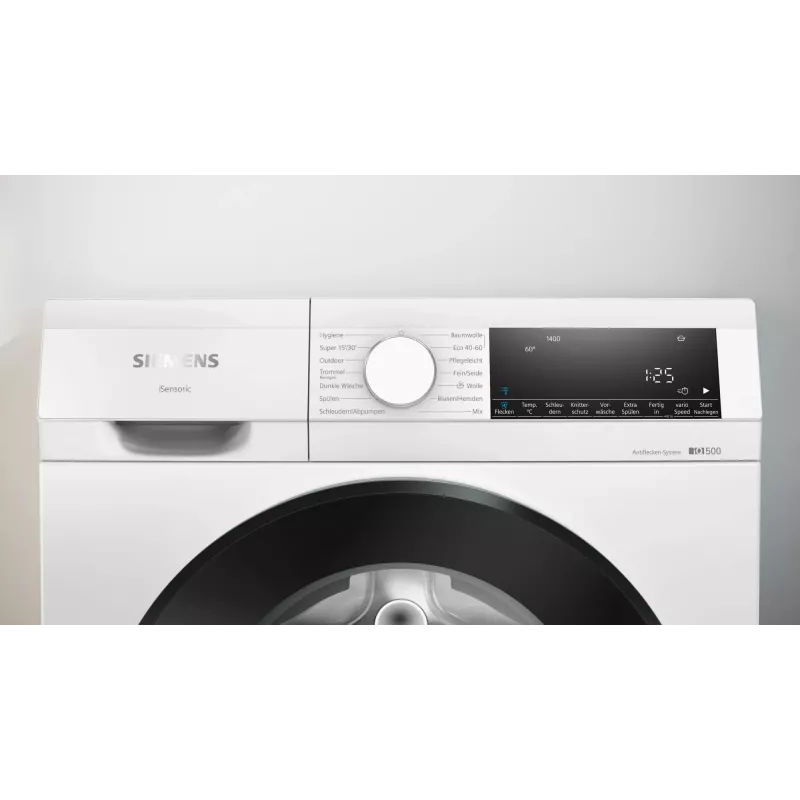 Siemens iQ500 WG34G2070 veļas mašīna ar priekšējo ielādi 8 kg 1400 RPM balta