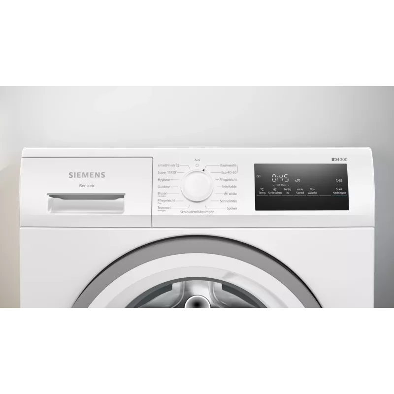 Siemens iQ300 WM14N127 veļas mazgājamā mašīna ar priekšējo ielādi 8 kg 1400 apgr./min balta