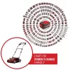 Zāliena skarifikators Einhell GE-SC 36/35 Li - Solo 35 cm darba platums