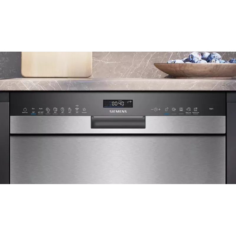 Siemens iQ500 SN45ZS07CE trauku mazgājamā mašīna zem darba virsmas 14 galda klājumiem