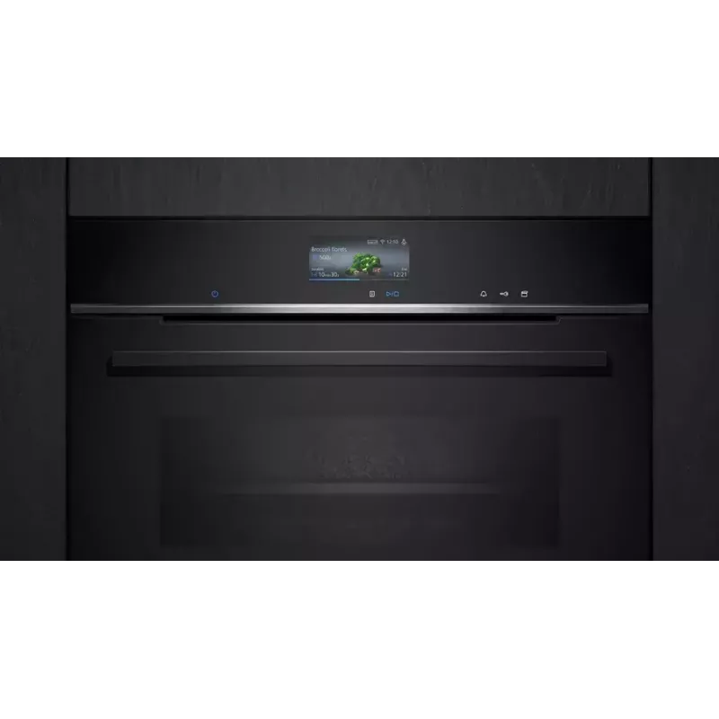 Siemens HS736G3B1 cepeškrāsns 71 L Melna, Nerūsējošais tērauds