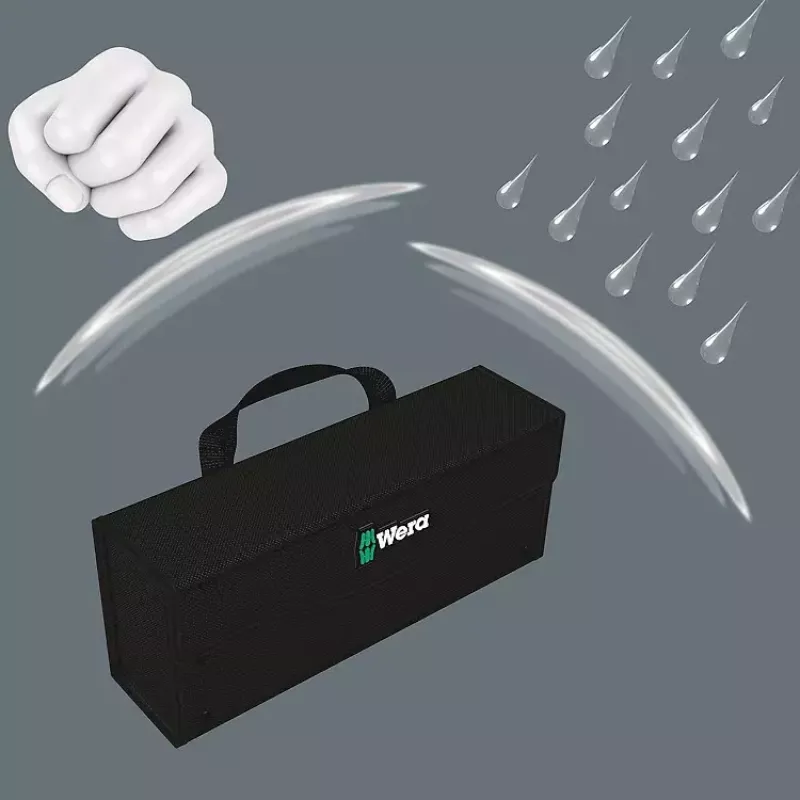 Instrumentu kaste Wera 2go 3 melna
