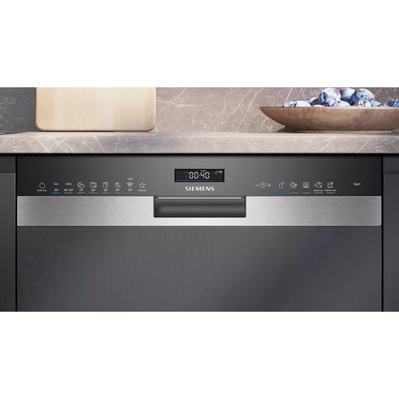 Siemens SN55ZS07CE trauku mazgājamā mašīna Daļēji iebūvējams 14 galda klājumu komplekti