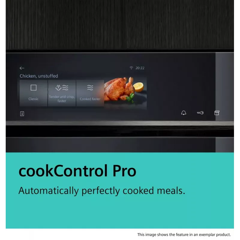 Siemens iQ700 CM776GKB1 cepeškrāsns 45 L 900 W Melna, Nerūsējošais tērauds