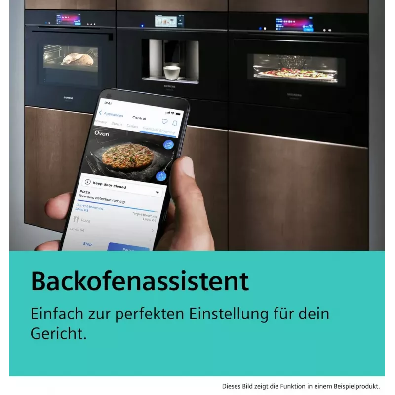 Siemens iQ700 CM776GKB1 cepeškrāsns 45 L 900 W Melna, Nerūsējošais tērauds