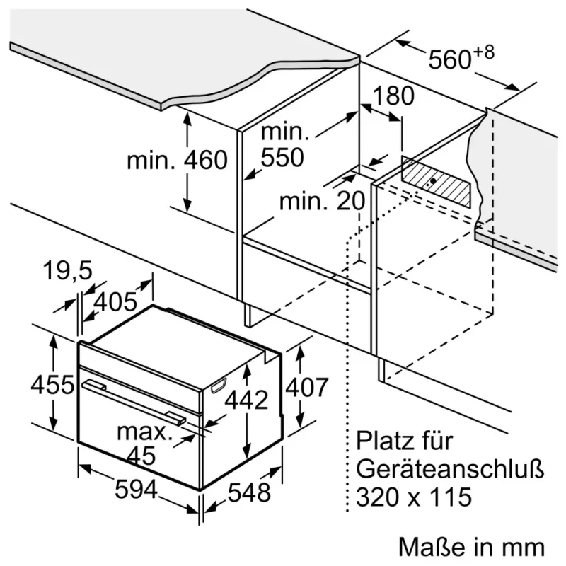 Siemens iQ700 CM776GKB1 cepeškrāsns 45 L 900 W Melna, Nerūsējošais tērauds