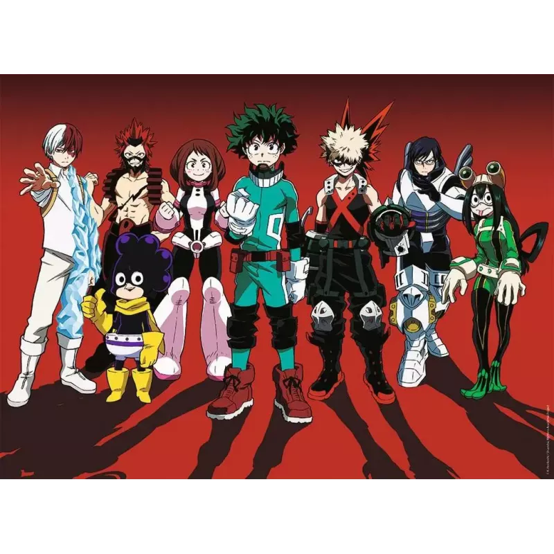 Puzle Ravensburger My Hero Academia Superheroes, 500 gab., modelis 17532
