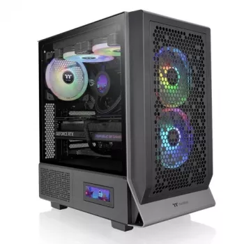 THERMALTAKE Ceres 300 TG ARGB Vidēja torņa korpuss - Melns