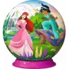 3D Puzzle Ball Ravensburger Disney Princess – 72 gab., sfēriska puzles modele