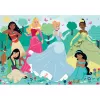Puzle Clementoni Supercolor Disney Princese — 104 gab., platums 485 mm, vecums 4–6 gadi