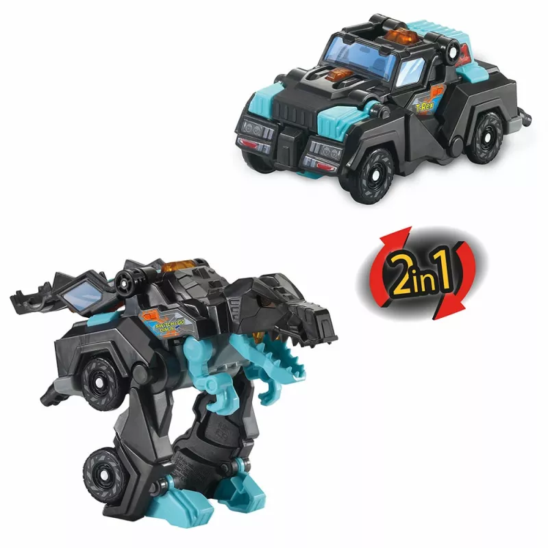 VTech Switch & Go Dinos 569304, 3 gadi, Melna, Zila, 190 g