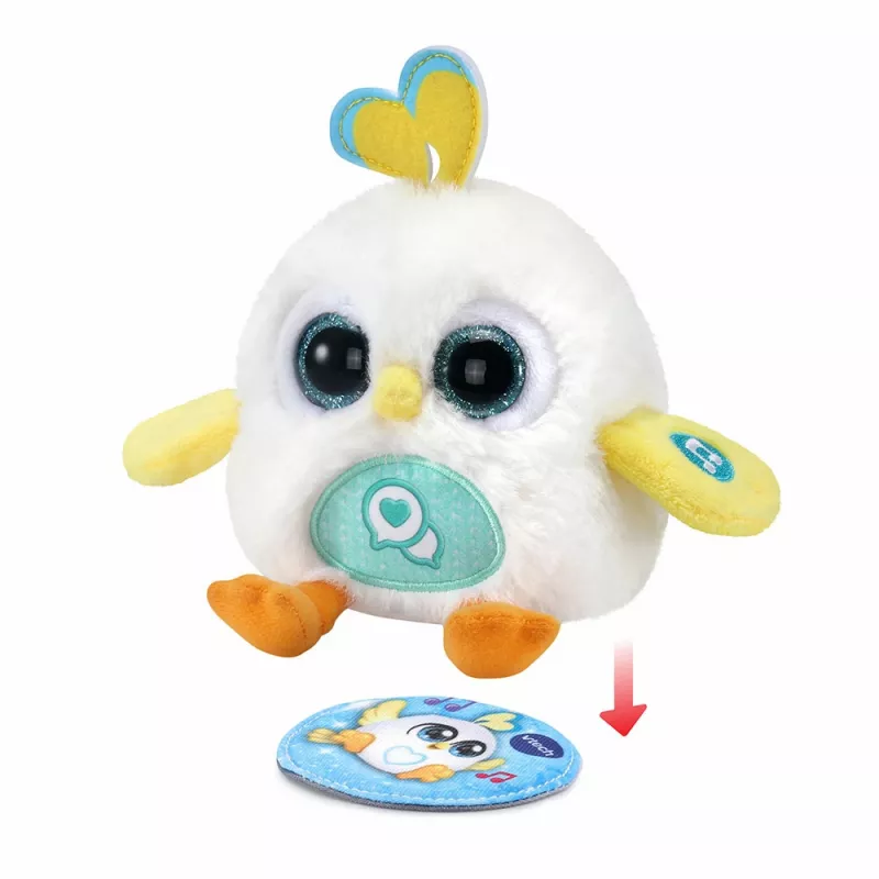 Mīkstā rotaļlieta VTech Lolibirds Oscar — interaktīvs plīša putns ar skaņām un gaismas funkcijām