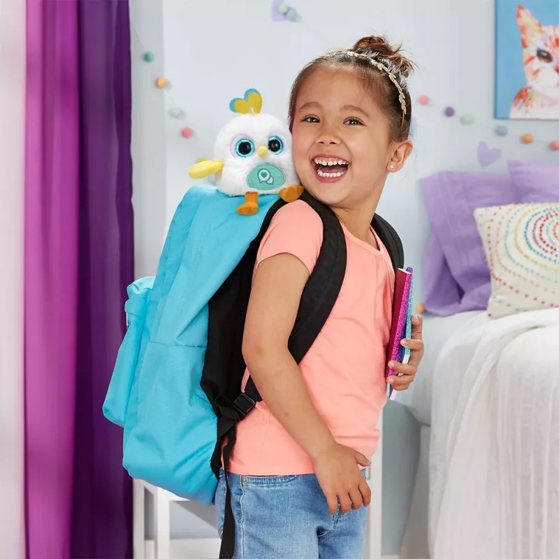 Mīkstā rotaļlieta VTech Lolibirds Oscar — interaktīvs plīša putns ar skaņām un gaismas funkcijām