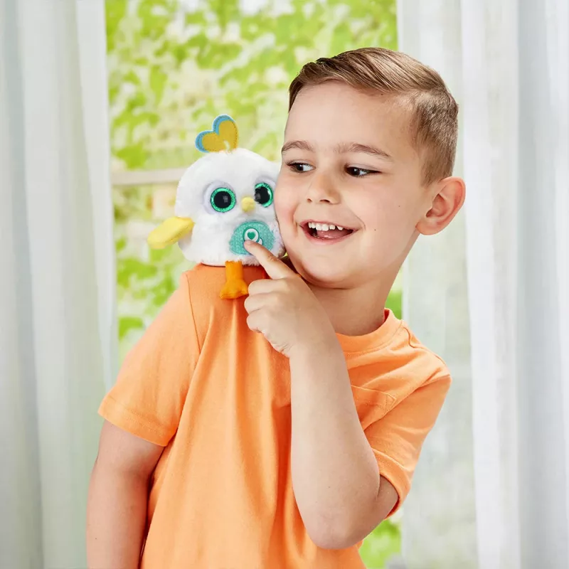 Mīkstā rotaļlieta VTech Lolibirds Oscar — interaktīvs plīša putns ar skaņām un gaismas funkcijām