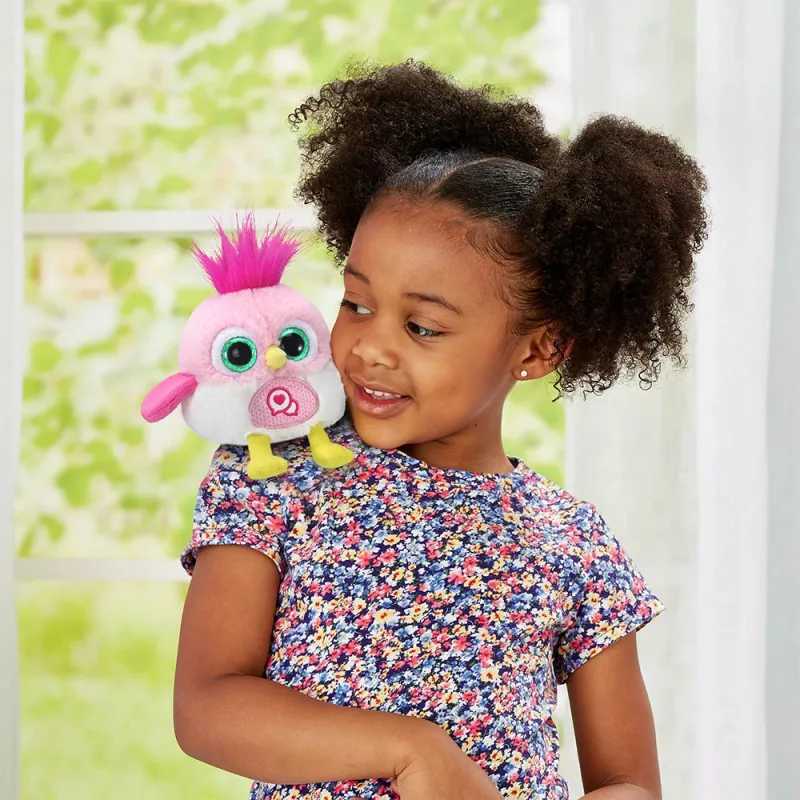 Interaktīva runājoša plīša putniņa VTech Lolibirds Momo — ar baterijām darbināma izglītojoša rotaļlieta