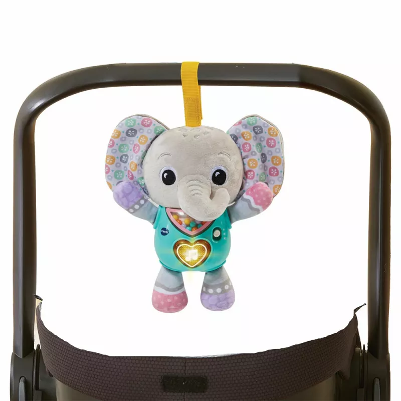 Rotaļlietu figūriņa VTech Melody Elephant 80-566704 — izglītojoša skaņas rotaļlieta ar krāsainu dizainu
