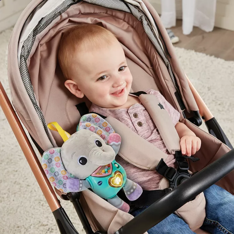 Rotaļlietu figūriņa VTech Melody Elephant 80-566704 — izglītojoša skaņas rotaļlieta ar krāsainu dizainu