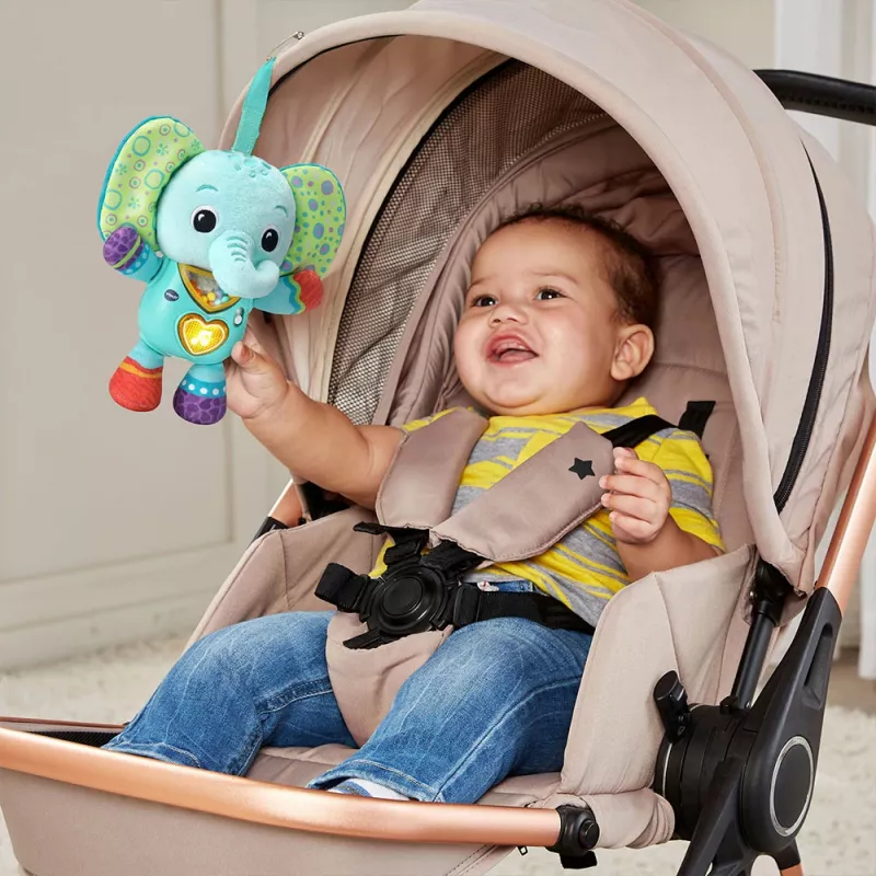 Rotaļlietu figūriņa VTech Melody Elephant 80-566704 — izglītojoša skaņas rotaļlieta ar krāsainu dizainu