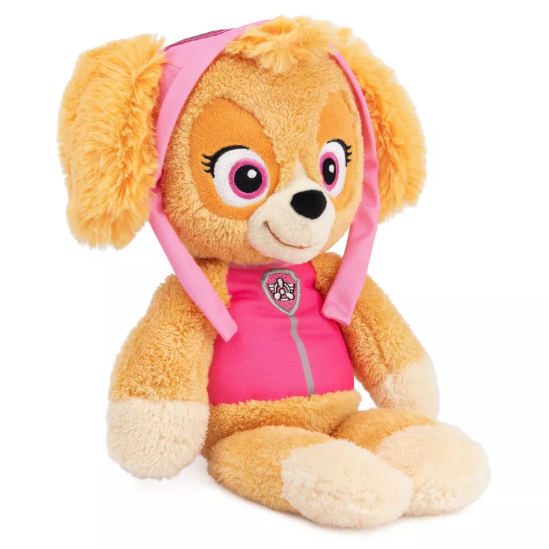 PAW Patrol GUND Official Skye Take Along Buddy plīša rotaļlieta, augstākās kvalitātes pildīts dzīvnieks vecumam no 1 gada, rozā/brūna, 13 collas