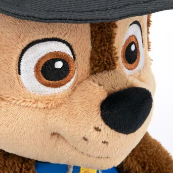 PAW Patrol GUND Oficiālā Čeisa Take Along Buddy plīša rotaļlieta, augstākās kvalitātes izbāzenis vecumiem no 1 gada, zila/brūna, 13”