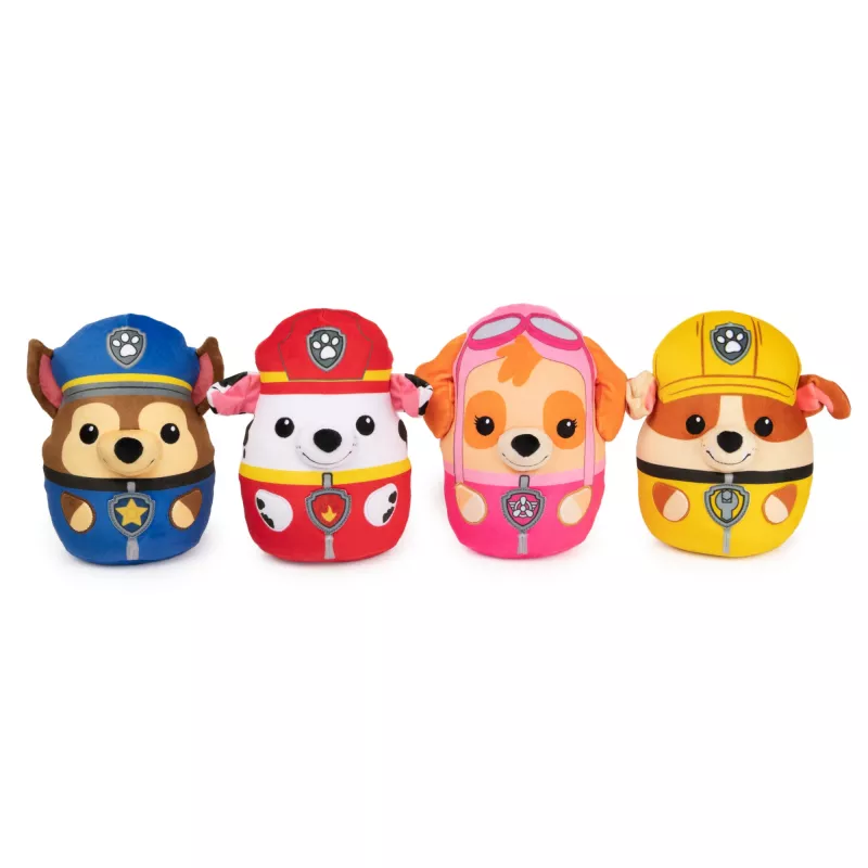 PAW Patrol GUND Marshall Squish Plush, oficiāla rotaļlieta no populārā animācijas seriāla, mīksta pildīta rotaļlieta bērniem no 1 gada, 8”