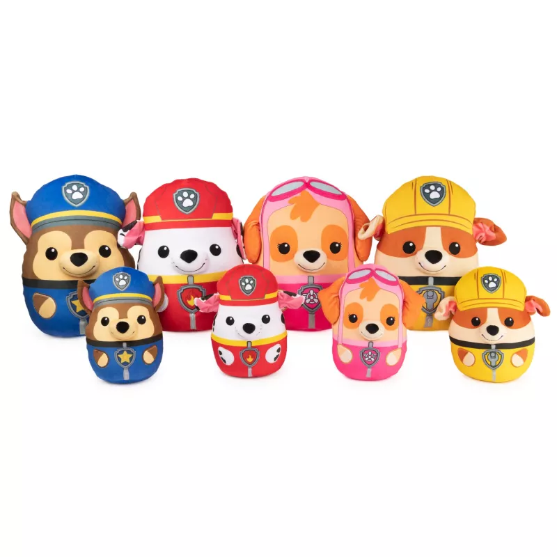 PAW Patrol GUND Marshall Squish Plush, oficiāla rotaļlieta no populārā animācijas seriāla, mīksta pildīta rotaļlieta bērniem no 1 gada, 8”