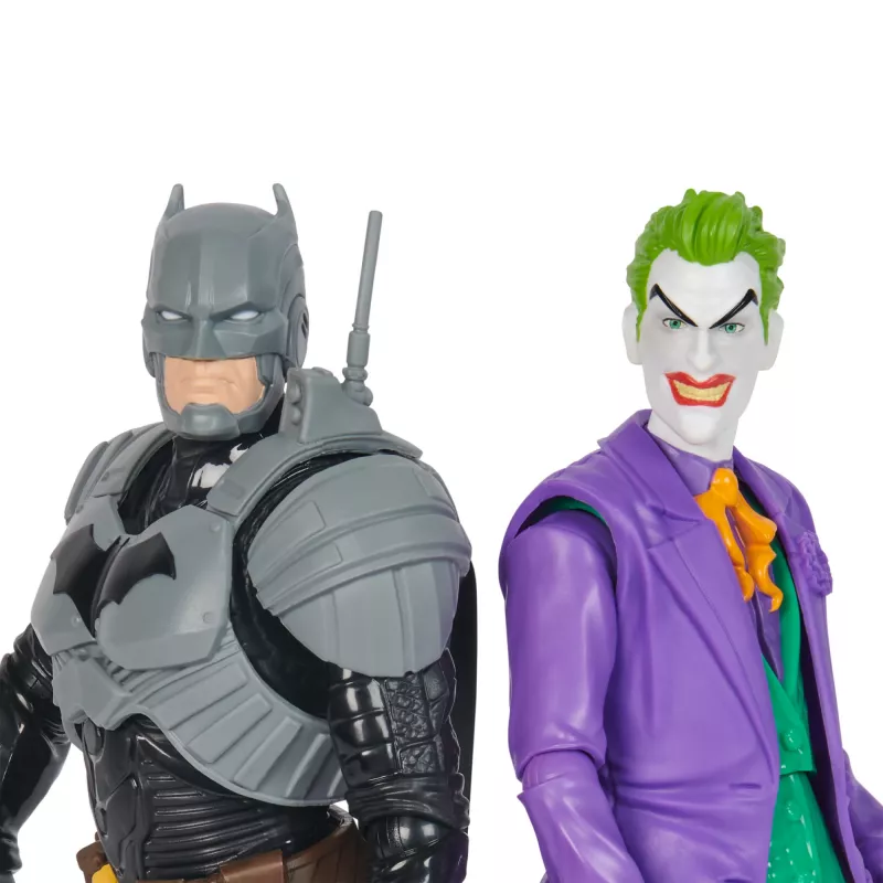 DC Comics, Batman Adventures, Betmens pret Džokeru darbības figūru komplekts, 2 figūras, 12 bruņu aksesuāri, 12 collu supervaroņu bērnu rotaļlieta zēniem un meitenēm