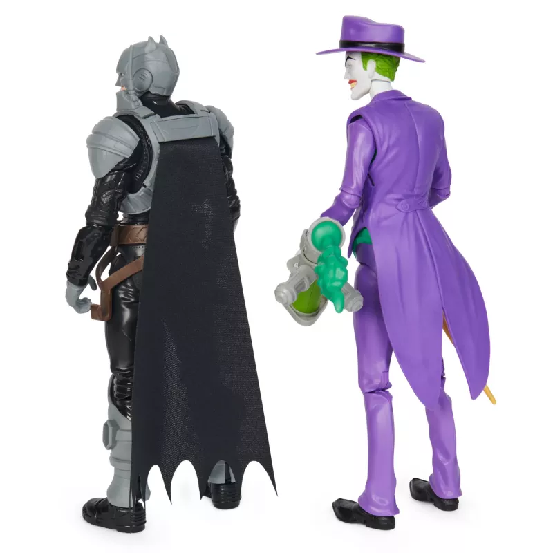 DC Comics, Batman Adventures, Betmens pret Džokeru darbības figūru komplekts, 2 figūras, 12 bruņu aksesuāri, 12 collu supervaroņu bērnu rotaļlieta zēniem un meitenēm