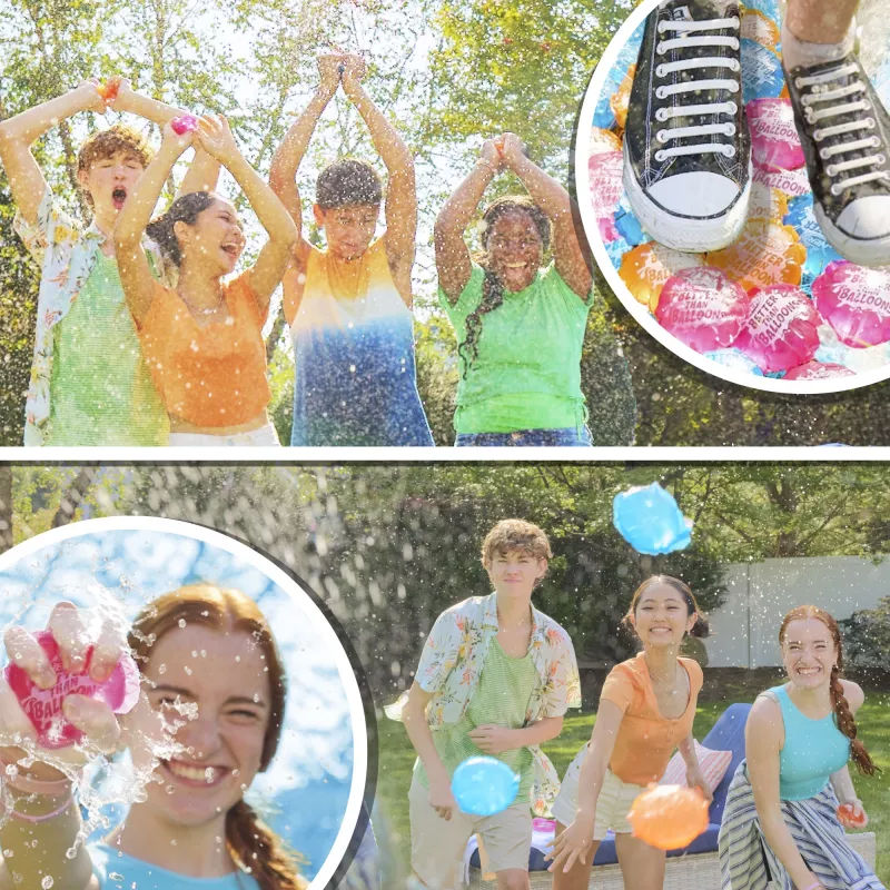 Nerf Super Soaker Better Than Balloons ūdens rotaļlietas, viegla 1 gabala tīrīšana, 108 kapsulas, daudz veidu, kā spēlēt, ūdensprieki pagalmā, dāvanas bērniem, vecums 3+