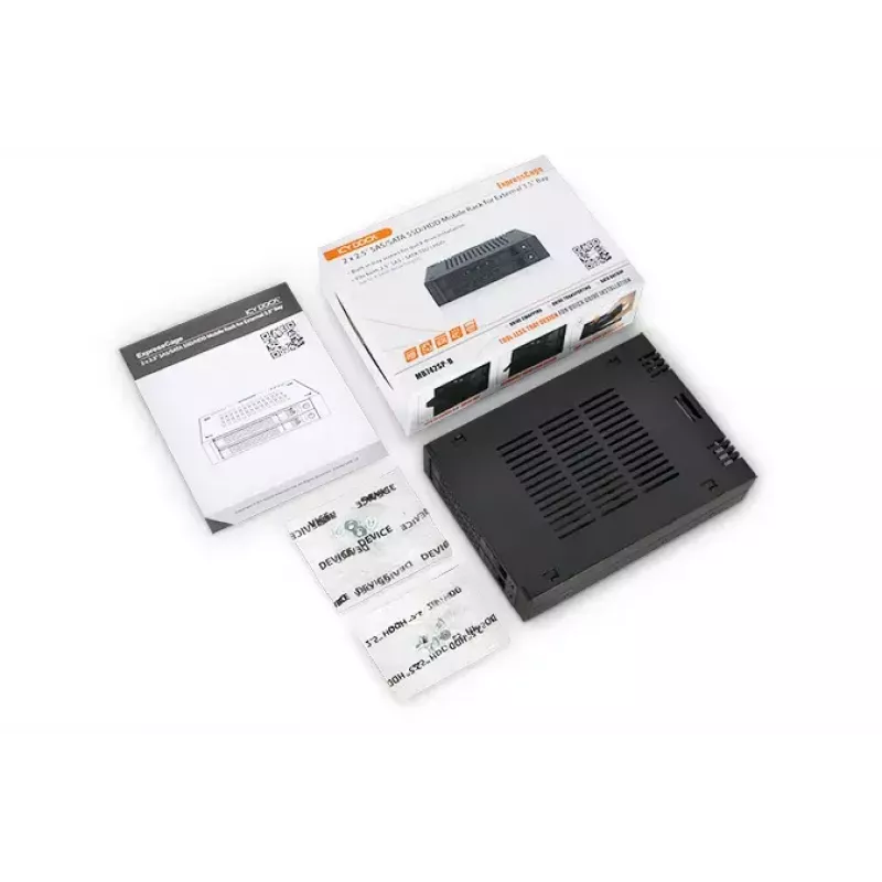 Drive Bay Panel Icy Dock MB742SP-B Melns