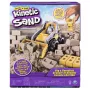 Kinetic Sand Dig N' Demolish rotaļu komplekts ar 1 mārciņu rotaļu smilšu un rotaļu kravas automašīnu, sensorās rotaļlietas bērniem no 5 gadu vecuma