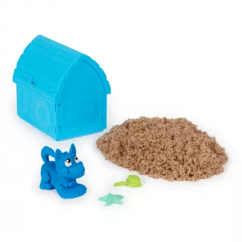 Bērnu kinētisko smilšu komplekts Spinmaster Kinetic Sand Doggie Dig ar veidni, daudzkrāsains, vecumam 5+