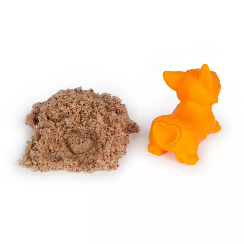 Bērnu kinētisko smilšu komplekts Spinmaster Kinetic Sand Doggie Dig ar veidni, daudzkrāsains, vecumam 5+