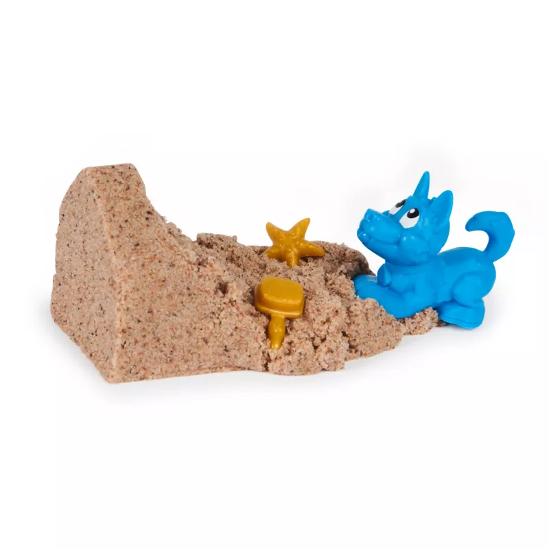 Bērnu kinētisko smilšu komplekts Spinmaster Kinetic Sand Doggie Dig ar veidni, daudzkrāsains, vecumam 5+