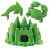 Kinetic Sand, 2 mārciņas zaļas rotaļu smiltis, veidojamas sensorās rotaļlietas bērniem, atkārtoti aizverams maisiņš (iepakojums var atšķirties), no 3 gadu vecuma
