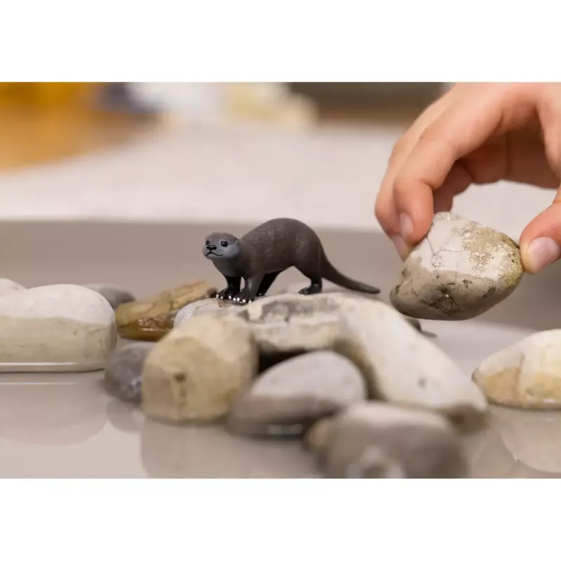Figūriņa Schleich Otter modelis 14865, brūna, Schleich WILD LIFE kolekcionējama figūriņa