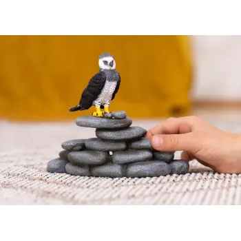 schleich WILD LIFE harpijas ērglis, 3 gadi, Mežs, Savvaļas dzīvnieki / piedzīvojumu rotaļlietas, Melns, Balts, Dzeltens, Plastmasa