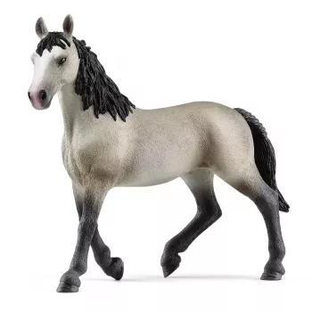 schleich HORSE CLUB Selle Français ķēve, 5 gadi, Zirgi, Melna, Pelēka, Plastmasa