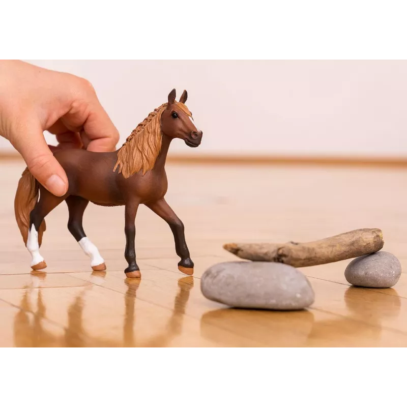 schleich HORSE CLUB Peruvian Paso Mare, 5 gadu, Zirgi, Brūns, Balts, Plastmasa