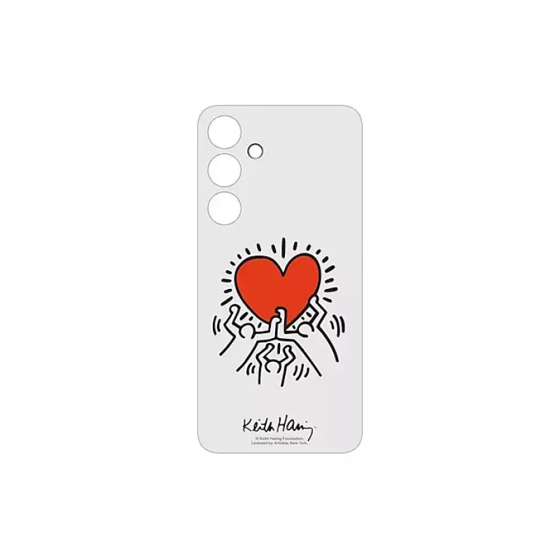 Aizsargājošs TPU vāciņš Samsung Galaxy S24+ — Suit Case White, Red Transparent, 6,7 collām