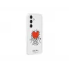 Aizsargājošs TPU vāciņš Samsung Galaxy S24+ — Suit Case White, Red Transparent, 6,7 collām