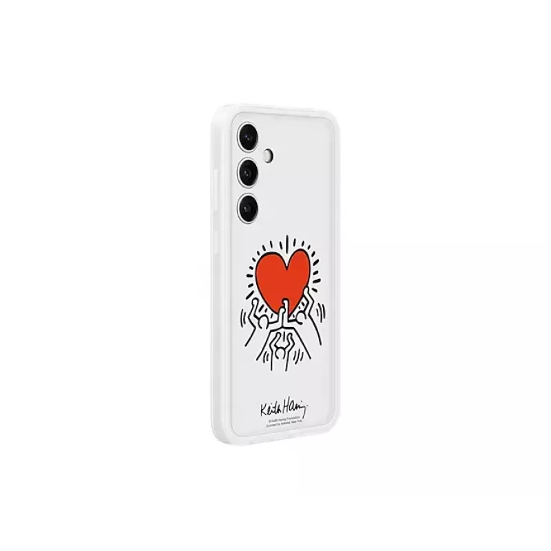 Aizsargājošs TPU vāciņš Samsung Galaxy S24+ — Suit Case White, Red Transparent, 6,7 collām