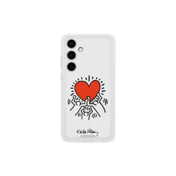 Aizsargājošs TPU vāciņš Samsung Galaxy S24+ — Suit Case White, Red Transparent, 6,7 collām
