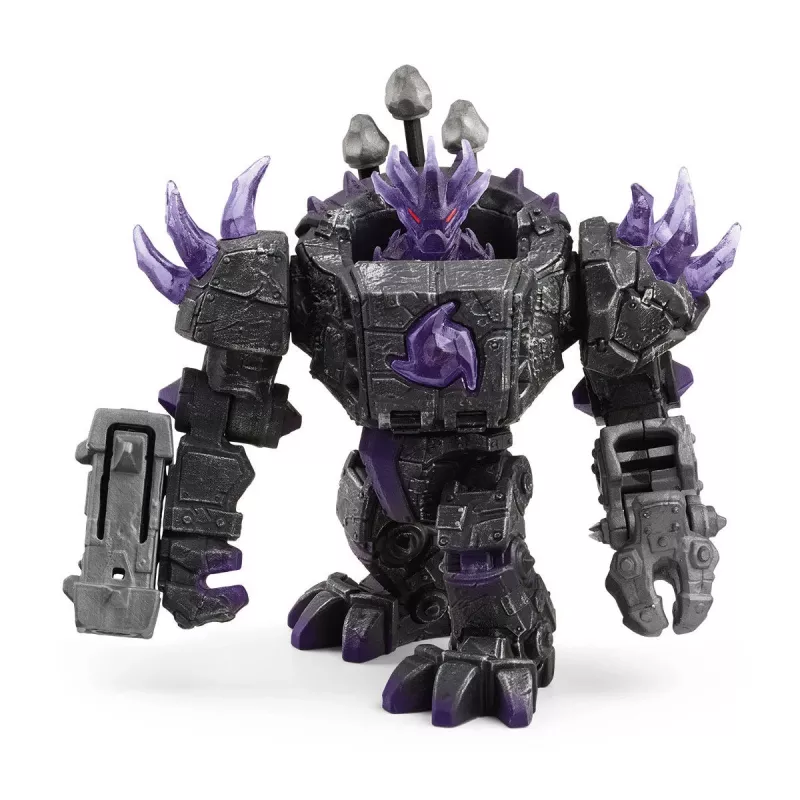 Schleich ELDRADOR CREATURES Shadow Master Robots ar Mini Radījumu Melns