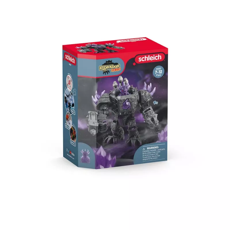Schleich ELDRADOR CREATURES Shadow Master Robots ar Mini Radījumu Melns