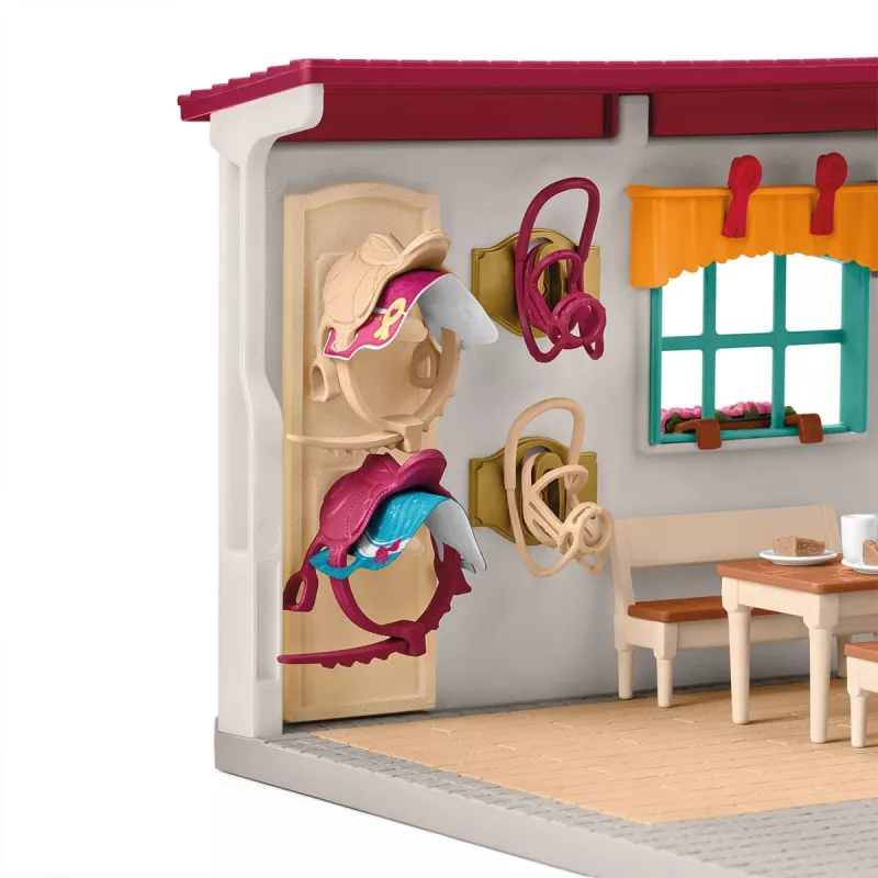 schleich HORSE CLUB Aprūpes telpas paplašinājums, Zirgu stallis, Zirgi, 5 gadu vecumam, Daudzkrāsains, Plastmasa